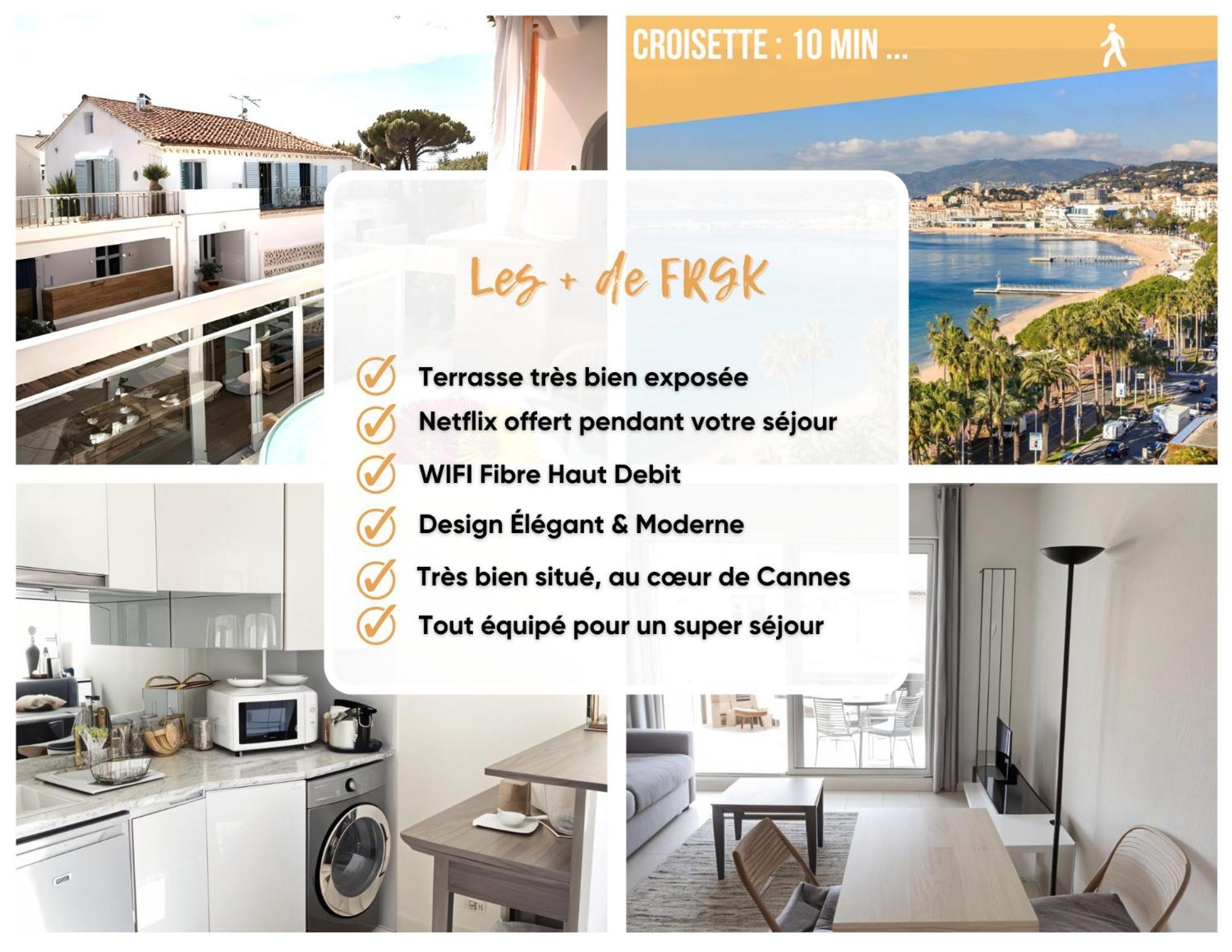Frgk "Gallieni Terrasse Au Calme" Cannes Exteriör bild